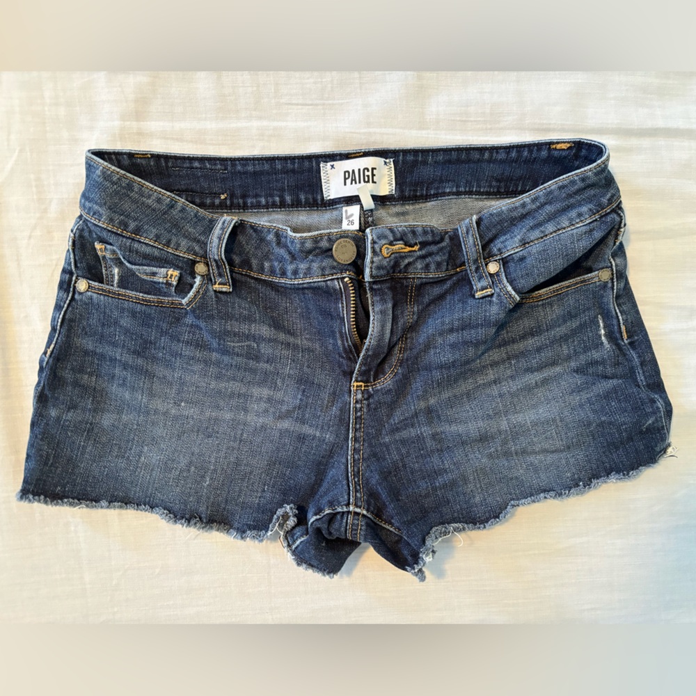 Cutoff Paige Denim Jean Shorts Size 26